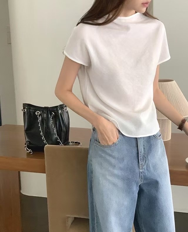 DINING韓國直郵女裝新款職業熱賣休閑時尚25春夏襯衫蕾絲衫DINING襯衫/蕾絲衫圖色3