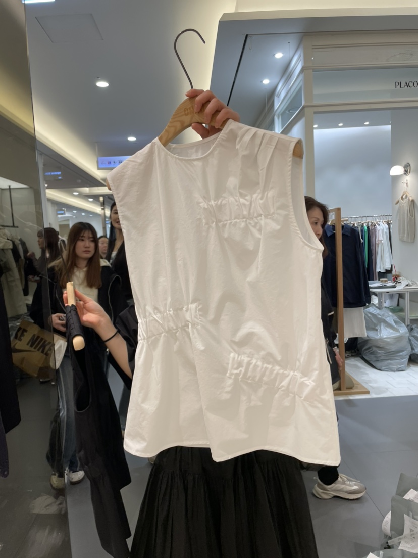 OHAO韓國直郵㊣東大門實拍女裝新品人氣時尚休閑襯衫蕾絲衫OHAO/HA MONG襯衫/蕾絲衫圖色1