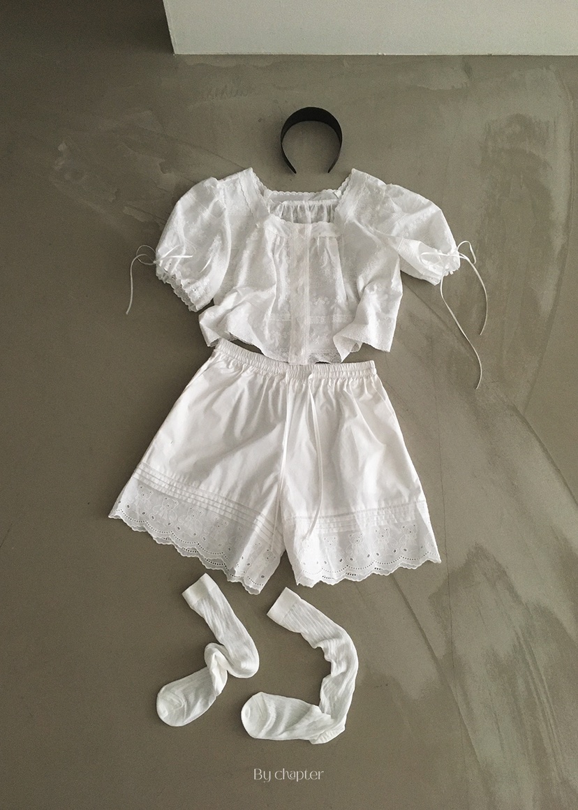 BY CHAPTER韓國直郵㊣東大門實拍女裝新款推薦休閑襯衫蕾絲衫BY Chapter襯衫/蕾絲衫