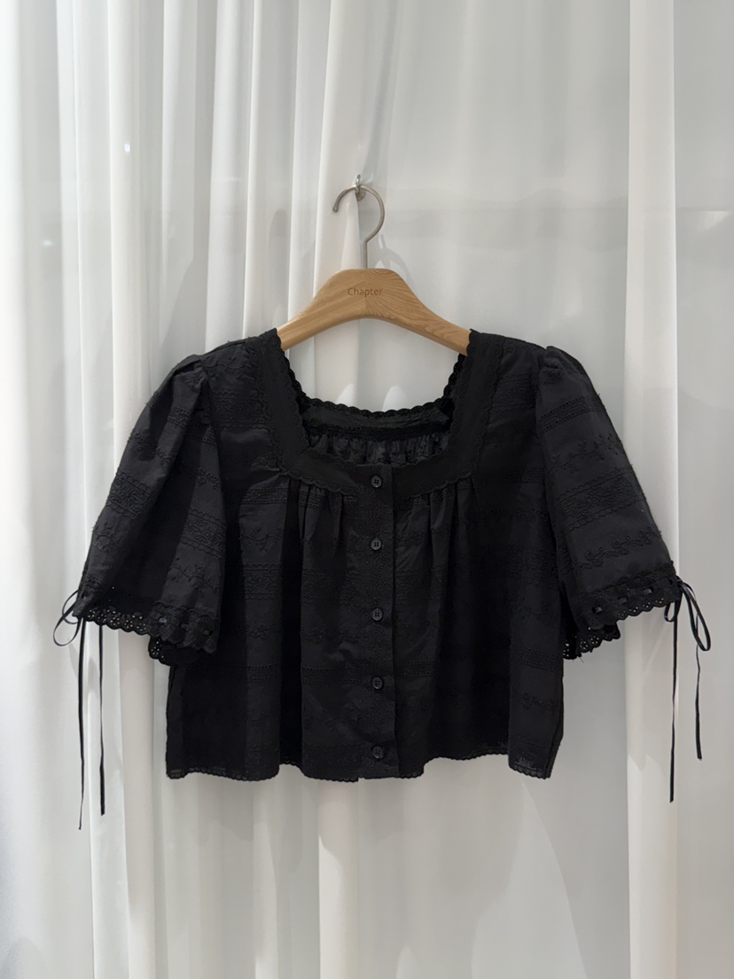 BY CHAPTER韓國直郵㊣東大門實拍女裝新款推薦休閑襯衫蕾絲衫BY Chapter襯衫/蕾絲衫圖色2