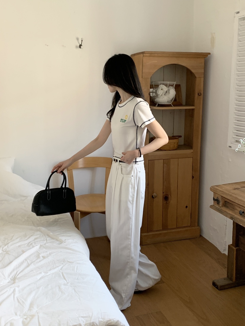 BOUND.A韓國直郵㊣女裝新品熱賣人氣25春夏時尚休閑推薦T恤BOUND.AT恤