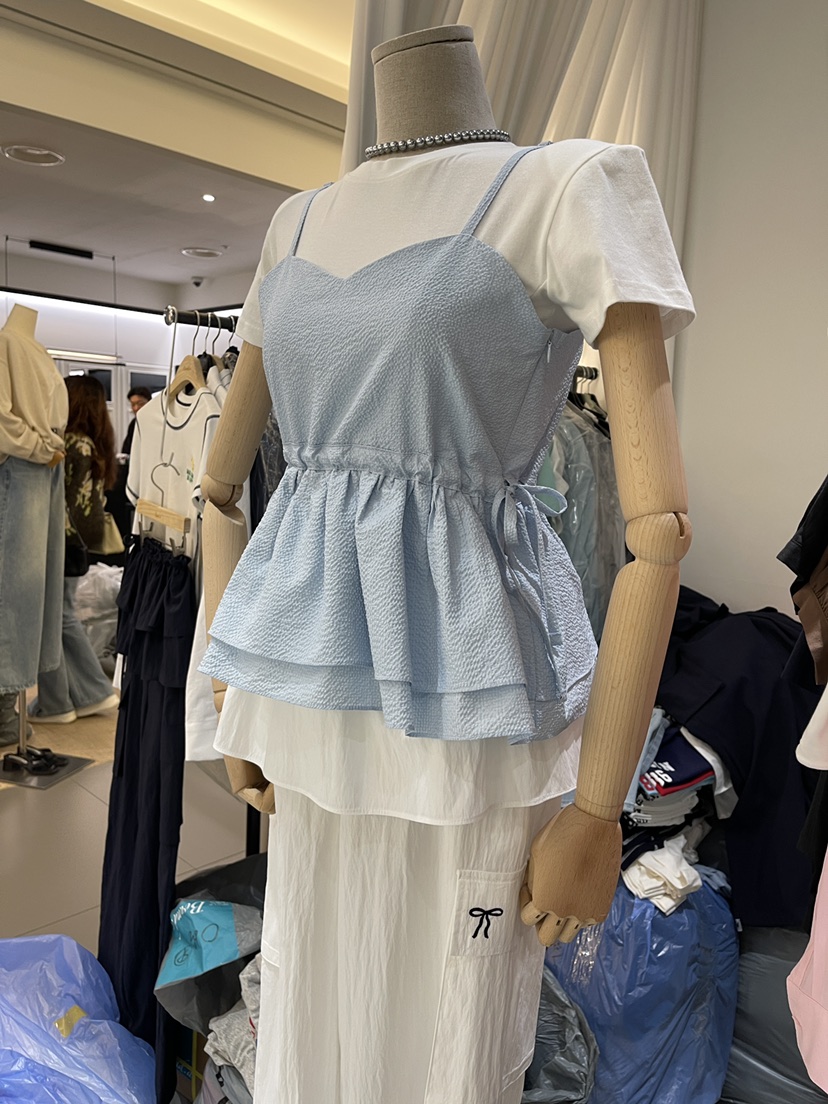 BOUND.A韓國直郵㊣東大門實拍女裝新品人氣熱賣25春夏吊帶背心BOUND.A吊帶/背心