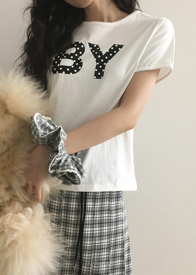 BY CHAPTER韓國直郵㊣女裝新品熱賣推薦休閑25春夏人氣T恤ChapterT恤