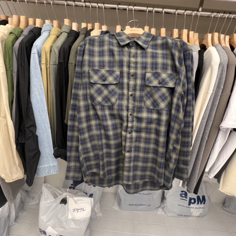 MENTO韓國㊣直郵東大門代購女裝新款時尚人氣25春夏襯衫蕾絲衫MENTO襯衫/蕾絲衫
