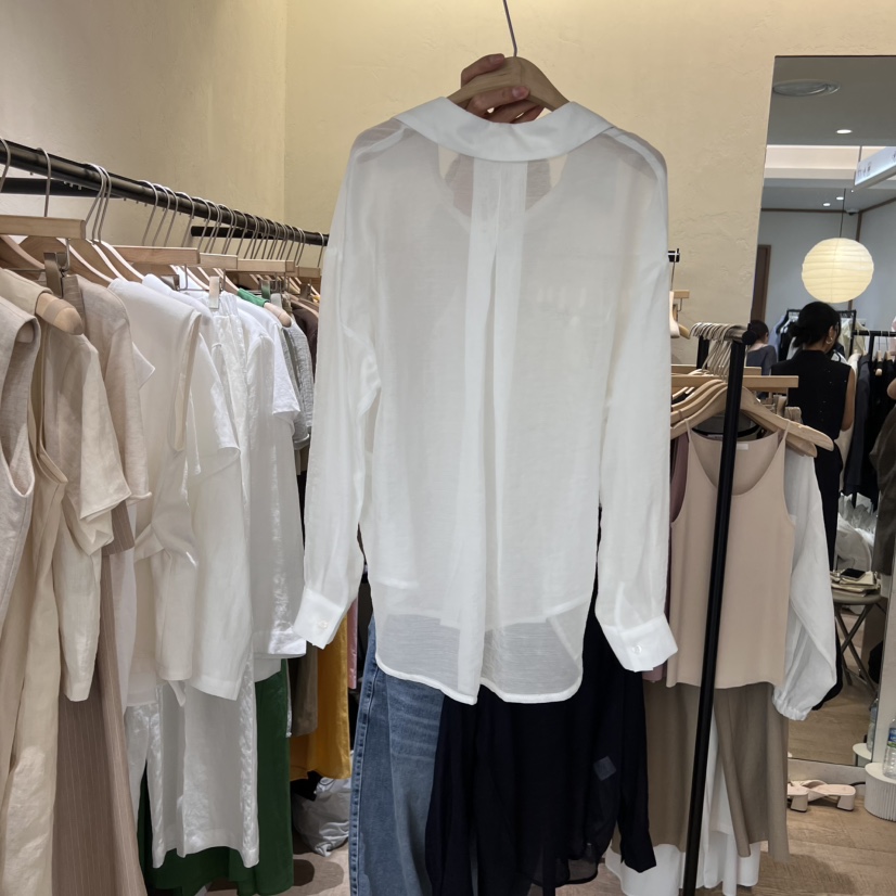W AND J韓國直郵㊣女裝新品人氣休閑時尚推薦25春夏襯衫蕾絲衫W AND J襯衫/蕾絲衫