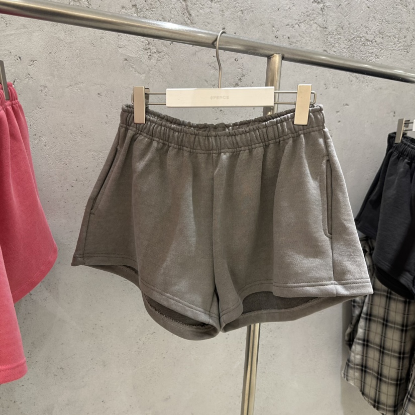 6PENCE-P韓國直郵㊣東大門實拍女裝新品熱賣休閑人氣時尚短褲SIXTEEN短褲圖色4