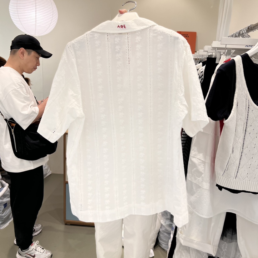 ARE韓國㊣直郵東大門代購女裝新品人氣25春夏時尚襯衫蕾絲衫ARE YOU/ARE襯衫/蕾絲衫