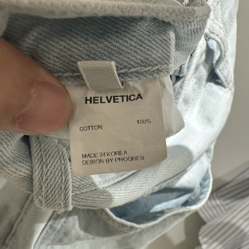HELVETICA韓國㊣直郵東大門代購女裝新款25春夏人氣時尚牛仔褲HELVETICA牛仔褲