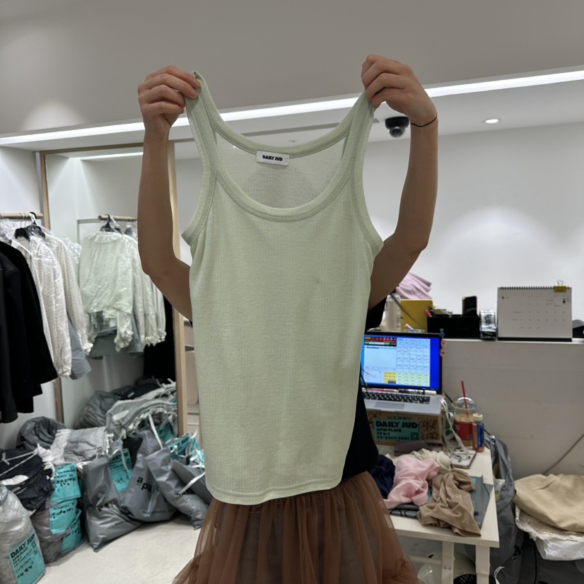 DAILYJUD韓國直郵㊣東大門實拍女裝新款25春夏休閑吊帶背心DAILY JUD吊帶/背心圖色2