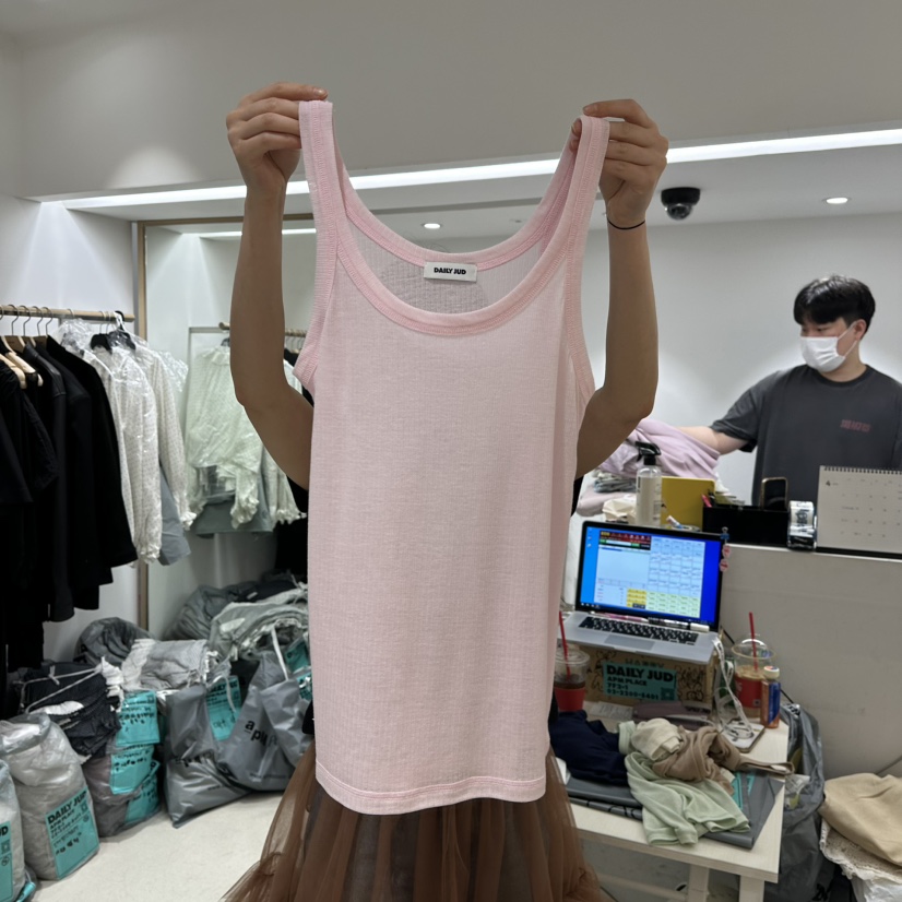 DAILYJUD韓國直郵㊣東大門實拍女裝新款25春夏休閑吊帶背心DAILY JUD吊帶/背心圖色4