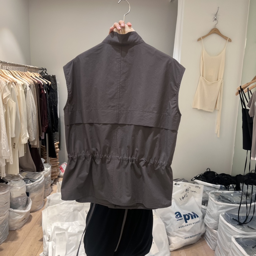 AUBE韓國直郵㊣東大門實拍女裝新品25春夏人氣推薦馬甲拉鏈AUBE馬甲