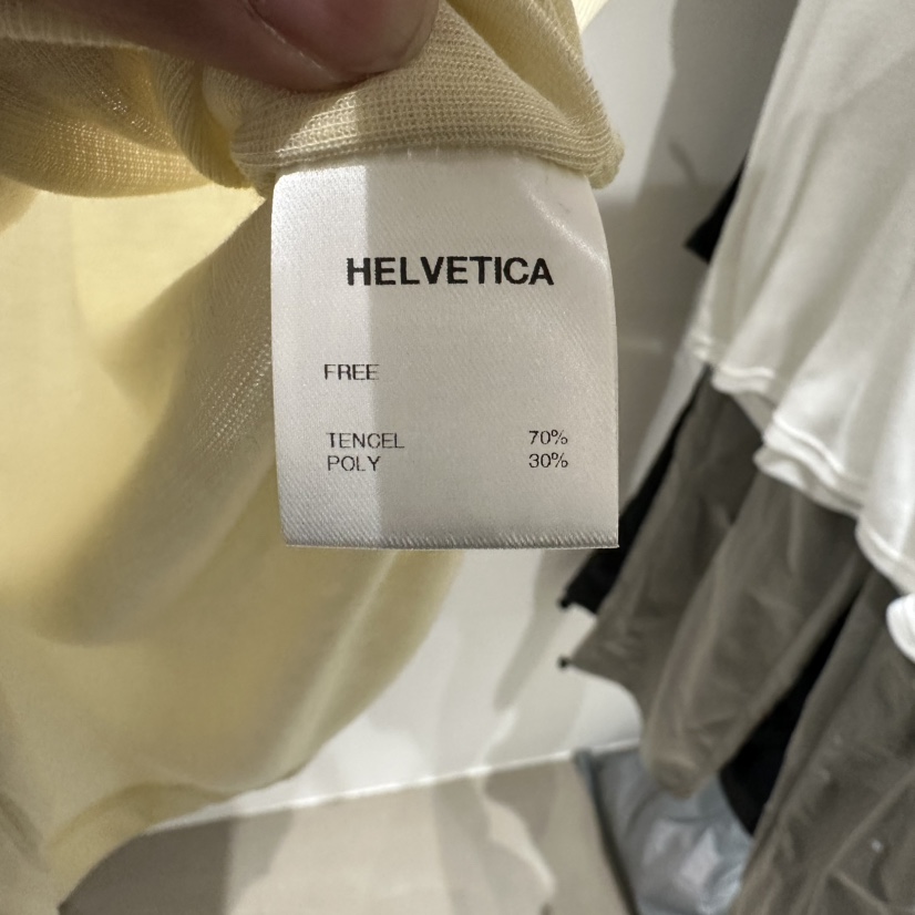 HELVETICA直郵韓國代購㊣女裝新品人氣休閑25春夏推薦熱賣T恤HELVETICAT恤