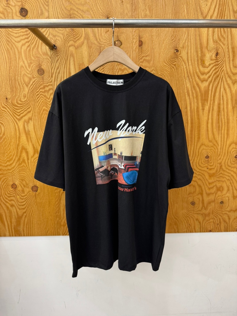 PROJECTVIEW直郵韓國代購㊣女裝新品時尚人氣休閑熱賣25春夏T恤PROJECTVIEWT恤圖色3