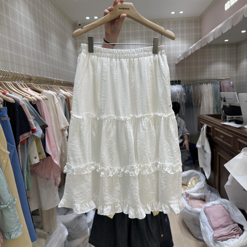 OURMOMENT韓國㊣直郵東大門代購女裝新品時尚25春夏人氣長裙OURMOMENT長裙