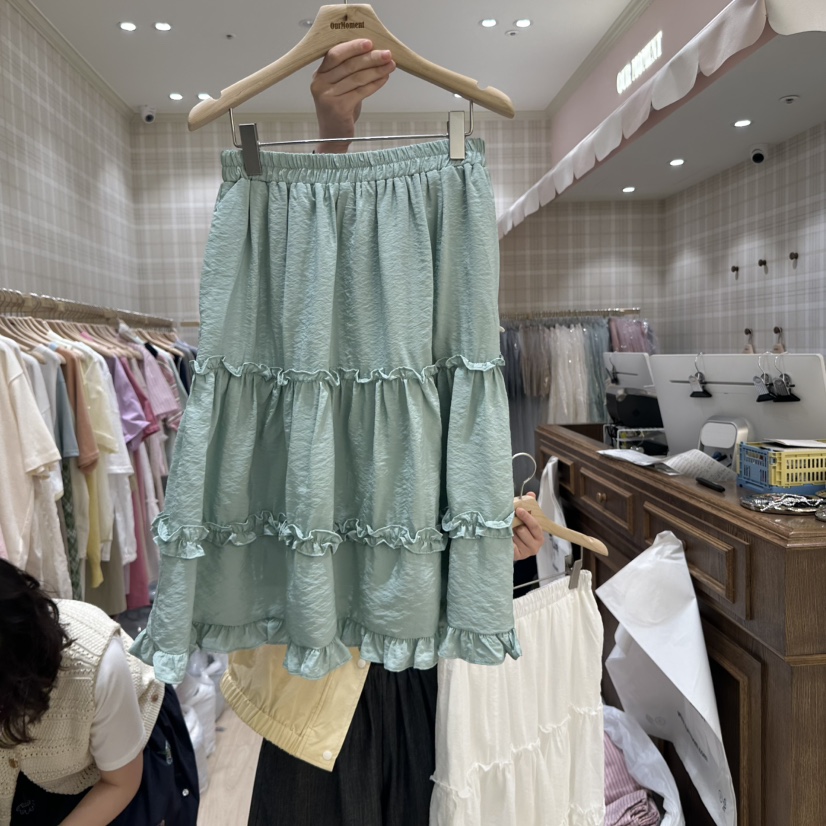 OURMOMENT韓國㊣直郵東大門代購女裝新品時尚25春夏人氣長裙OURMOMENT長裙圖色2