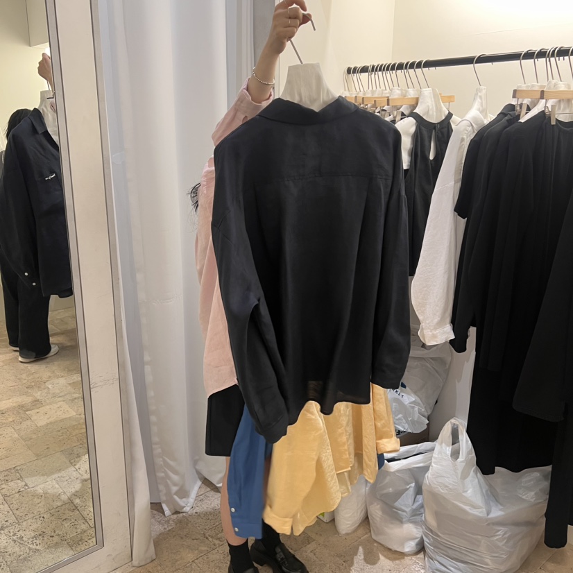 A Flan韓國直郵㊣女裝新款休閑人氣25春夏時尚推薦襯衫蕾絲衫AFN/A Flan襯衫/蕾絲衫