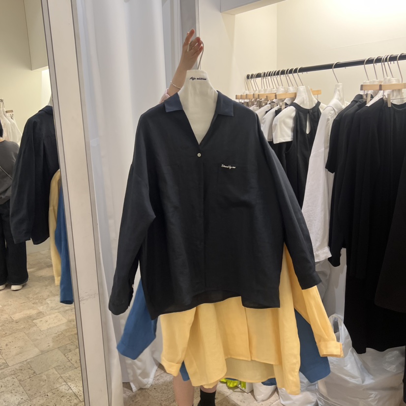 A Flan韓國直郵㊣女裝新款休閑人氣25春夏時尚推薦襯衫蕾絲衫AFN/A Flan襯衫/蕾絲衫圖色5