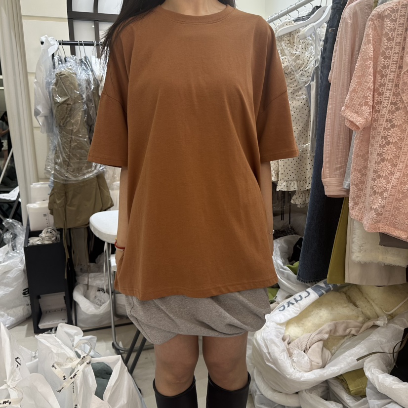 EGG IS直郵韓國代購㊣女裝新款推薦休閑熱賣人氣25春夏T恤EGG IST恤圖色3