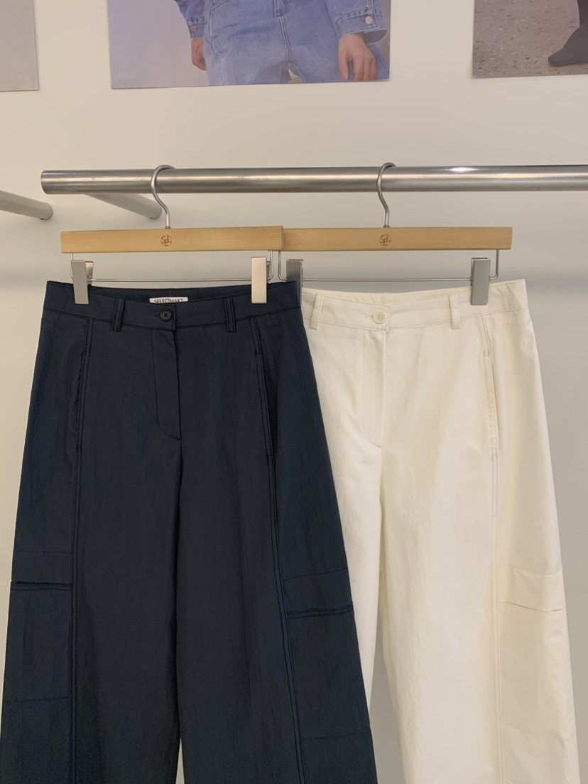 SELECT MARKET直郵韓國代購㊣女裝新品熱賣人氣25春夏休閑褲SELECT MARKET休閑褲