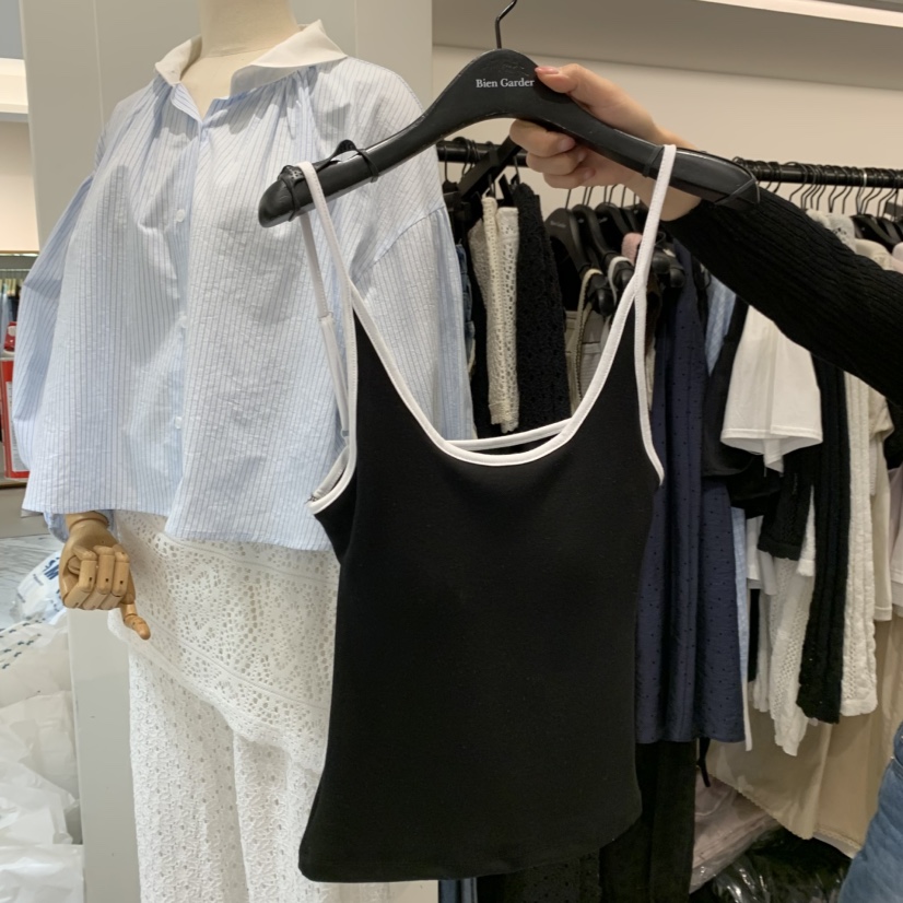 BIEN GARDER韓國直郵㊣女裝新品推薦25春夏熱賣時尚吊帶背心BIEN GARDER吊帶/背心