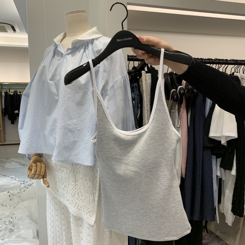 BIEN GARDER韓國直郵㊣女裝新品推薦25春夏熱賣時尚吊帶背心BIEN GARDER吊帶/背心圖色2