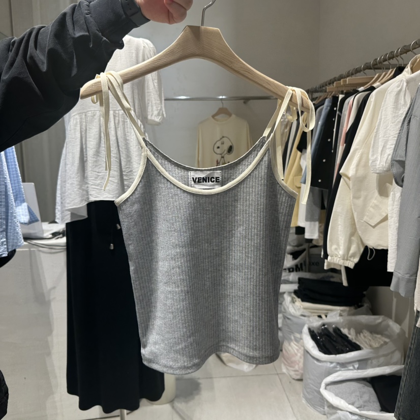 VENICE直郵韓國代購㊣女裝新品25春夏人氣休閑熱賣吊帶背心VENICE吊帶/背心圖色2