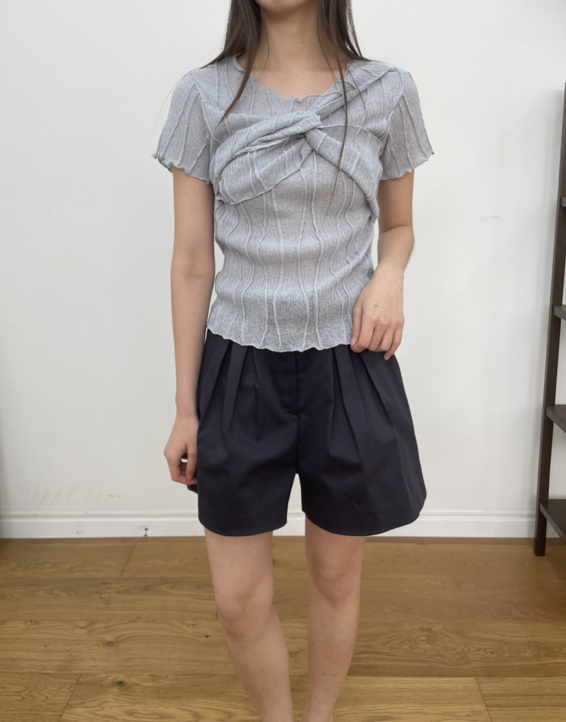 HARZI直郵韓國代購㊣女裝新款熱賣休閑人氣25春夏時尚針織衫HARZI針織衫