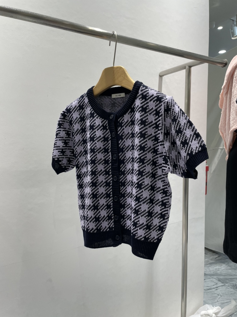 ALLVIBE韓國㊣直郵東大門代購女裝新品時尚休閑推薦人氣針織衫ALLVIBE針織衫