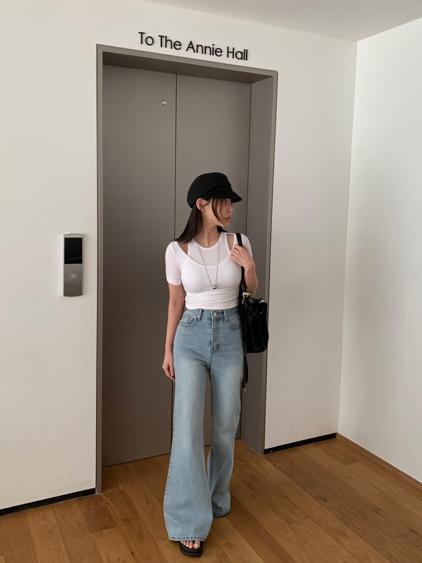 REVE CITE-L韓國㊣直郵東大門代購女裝新款推薦25春夏T恤柔軟REVE CITE-LT恤