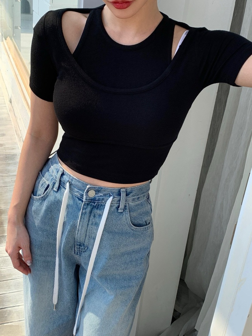 REVE CITE-L韓國㊣直郵東大門代購女裝新款推薦25春夏T恤柔軟REVE CITE-LT恤