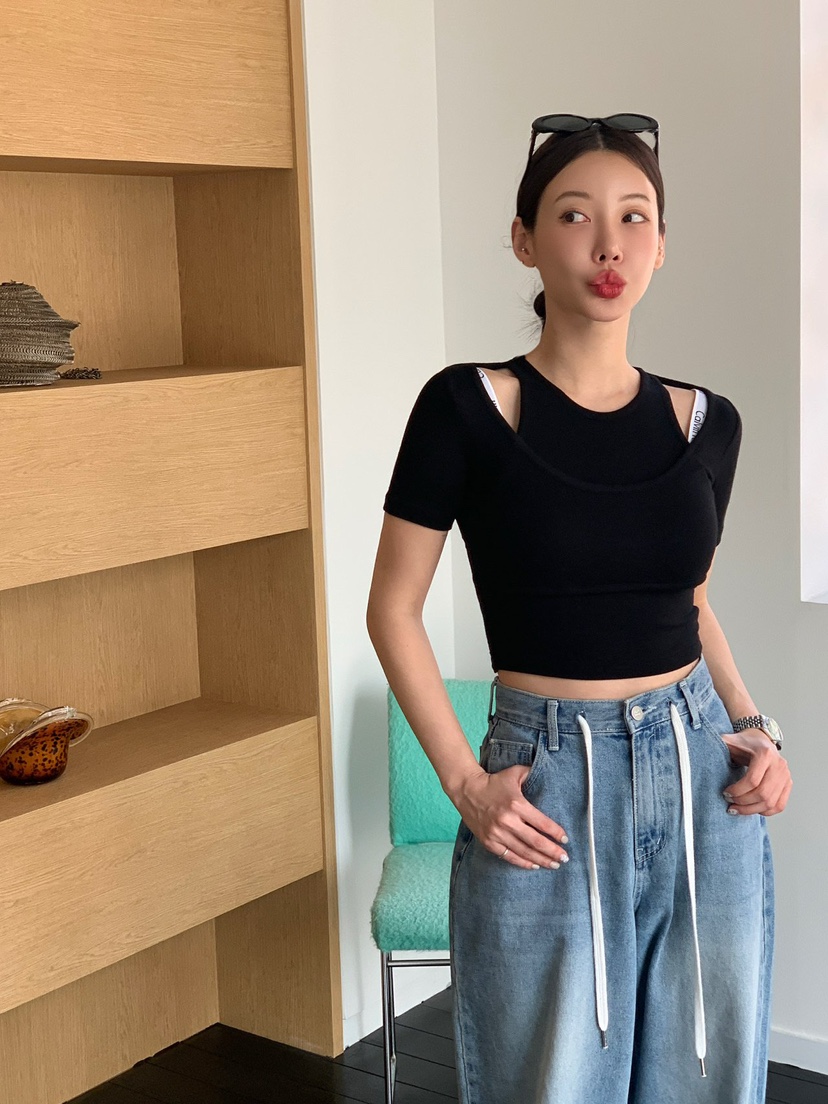 REVE CITE-L韓國㊣直郵東大門代購女裝新款推薦25春夏T恤柔軟REVE CITE-LT恤