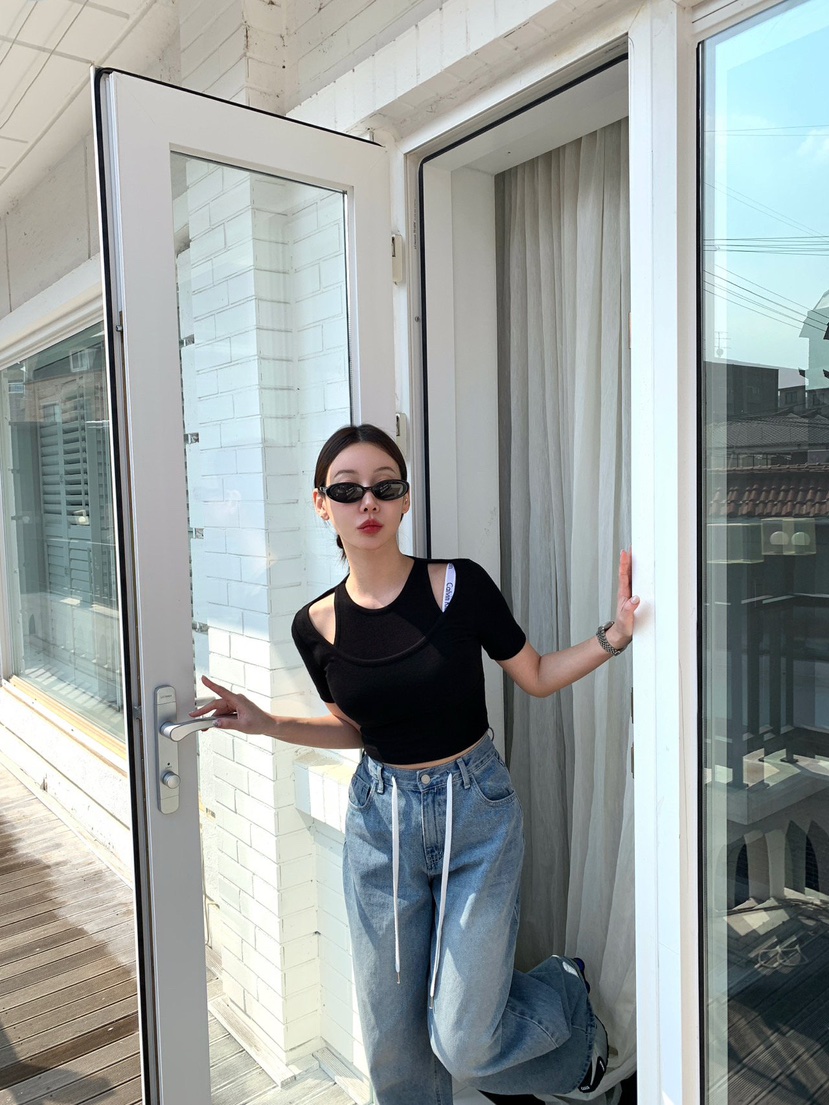 REVE CITE-L韓國㊣直郵東大門代購女裝新款推薦25春夏T恤柔軟REVE CITE-LT恤