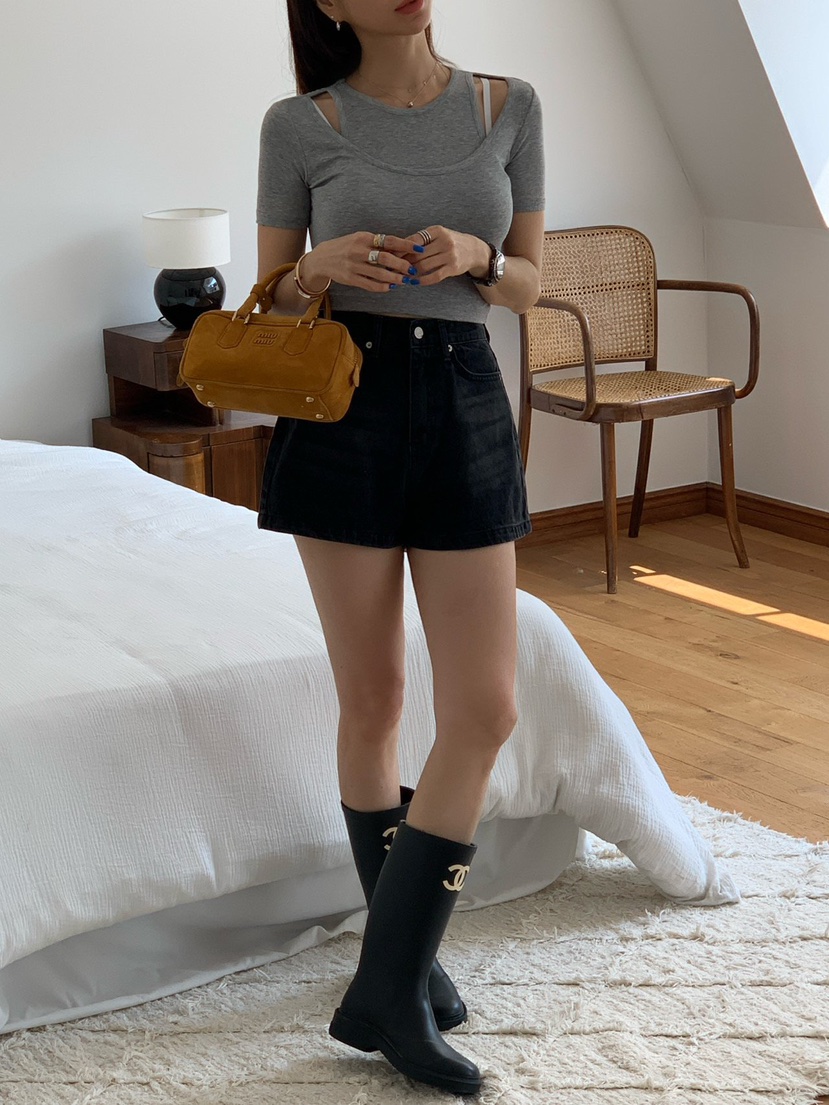 REVE CITE-L韓國㊣直郵東大門代購女裝新款推薦25春夏T恤柔軟REVE CITE-LT恤