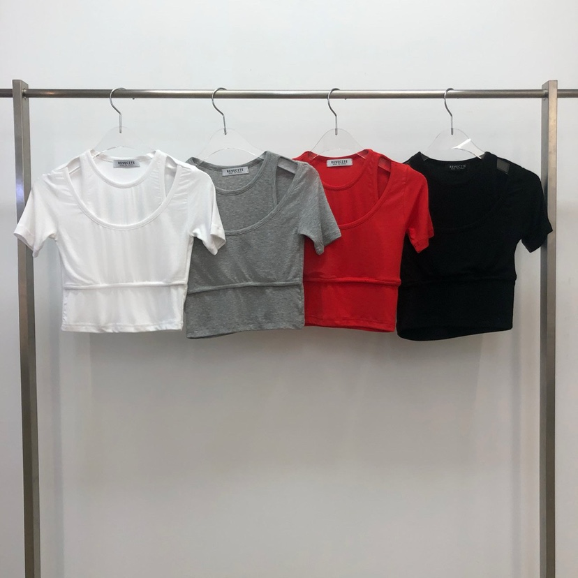 REVE CITE-L韓國㊣直郵東大門代購女裝新款推薦25春夏T恤柔軟REVE CITE-LT恤