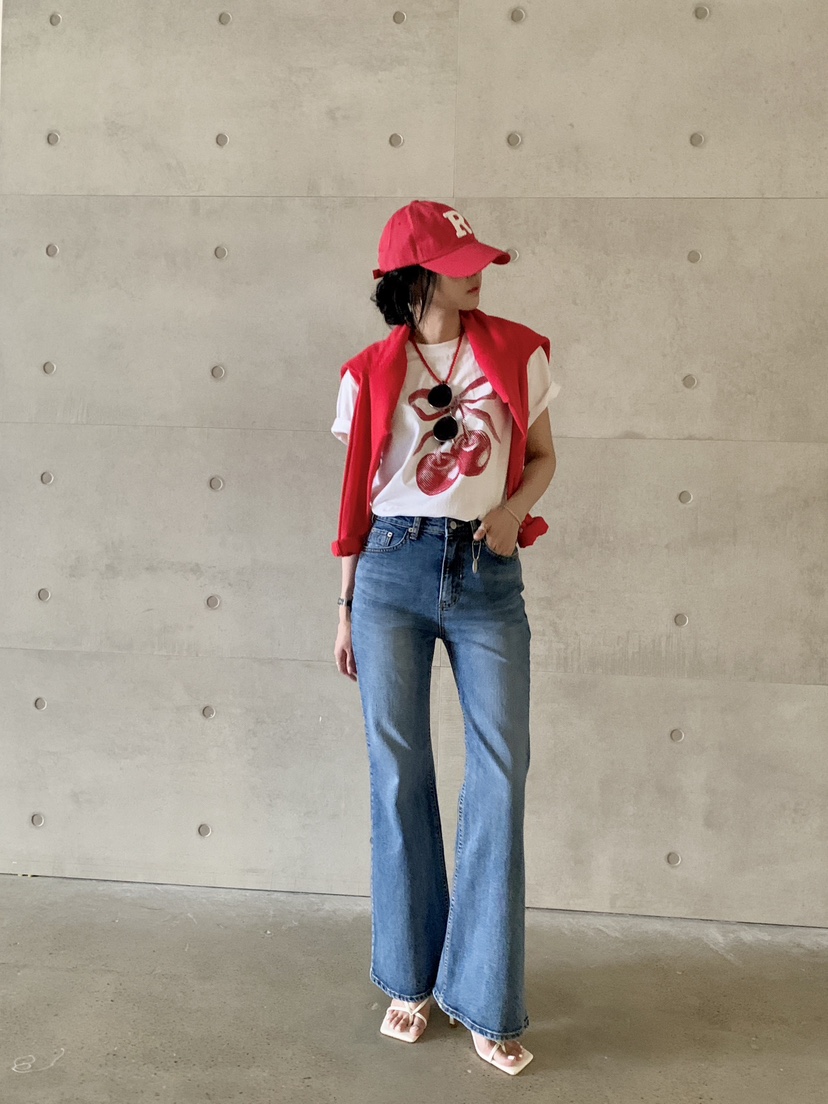 DAVICHI韓國㊣直郵東大門代購女裝新品25春夏推薦熱賣牛仔褲DAVICHI牛仔褲