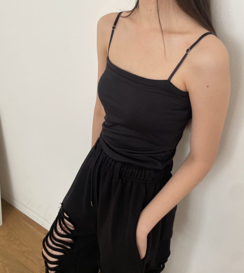 HARZI韓國直郵女士新款時尚推薦25春夏人氣真品熱賣吊帶背心HARZI吊帶/背心