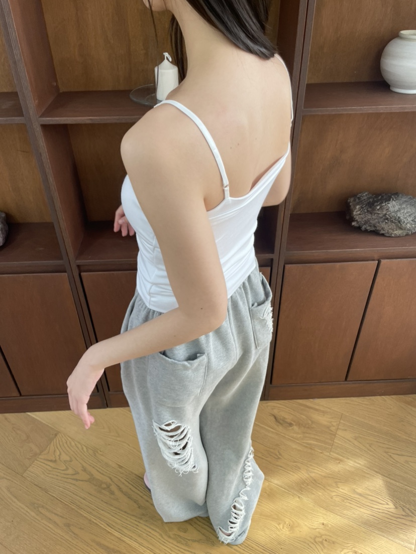 HARZI韓國直郵女士新款時尚推薦25春夏人氣真品熱賣吊帶背心HARZI吊帶/背心