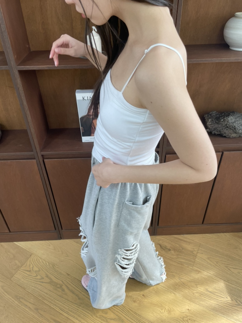 HARZI韓國直郵女士新款時尚推薦25春夏人氣真品熱賣吊帶背心HARZI吊帶/背心