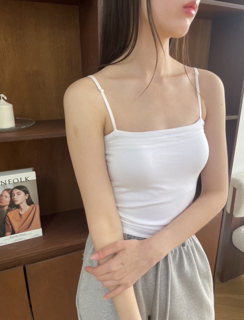 HARZI韓國直郵女士新款時尚推薦25春夏人氣真品熱賣吊帶背心HARZI吊帶/背心