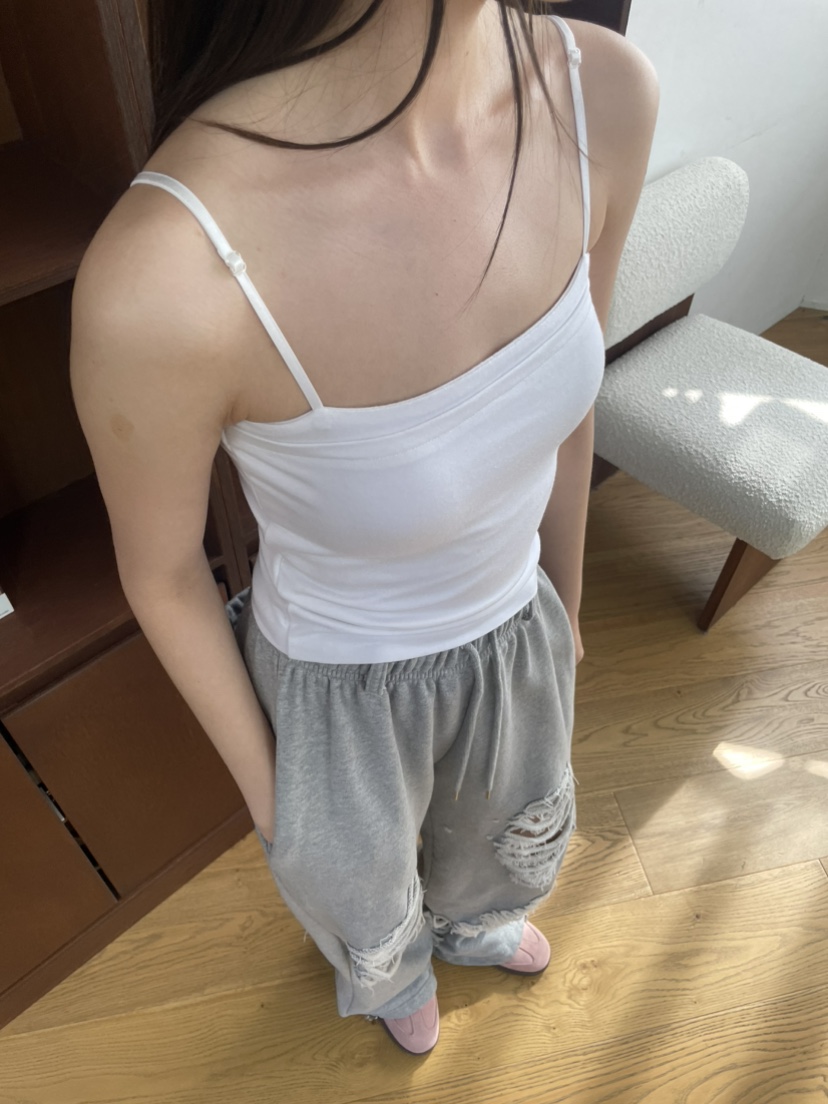 HARZI韓國直郵女士新款時尚推薦25春夏人氣真品熱賣吊帶背心HARZI吊帶/背心