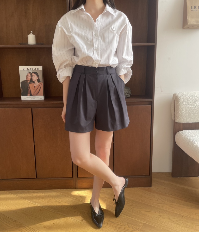 HARZI東大門實拍女裝新款真品25春夏推薦熱賣人氣休閑職業短褲HARZI短褲