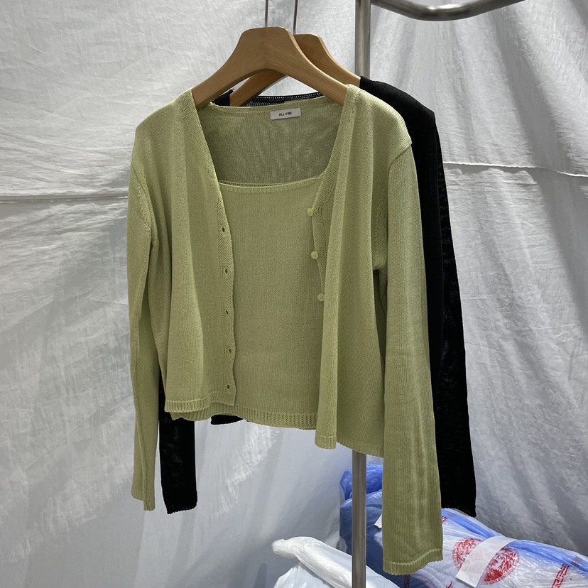 ALLVIBE東大門實拍女裝新款時尚真品25春夏休閑熱賣人氣套裝ALLVIBE套裝圖色3
