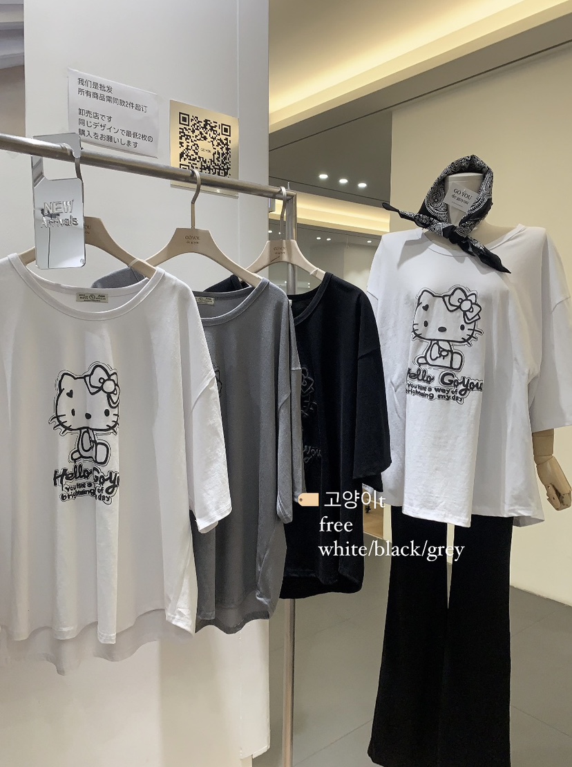 GOYOU東大門實拍女裝新款熱賣時尚推薦真品職業25春夏休閑T恤de goyouT恤