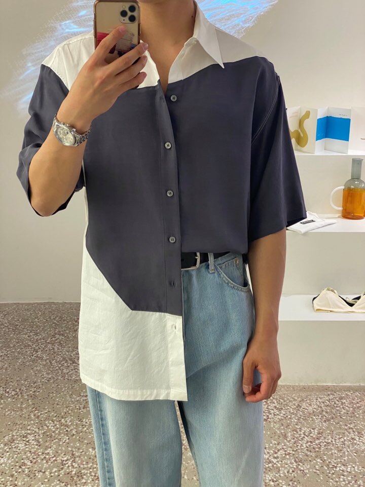 LA_TERRE韓國直郵女士新款休閑人氣真品襯衫蕾絲衫男女同款LA_TERRE襯衫/蕾絲衫