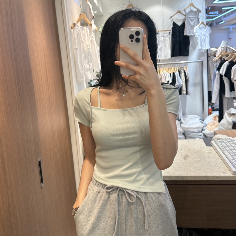 ON THE MODE東大門代購女裝新品職業真品25春夏時尚熱賣T恤ON THE MODET恤
