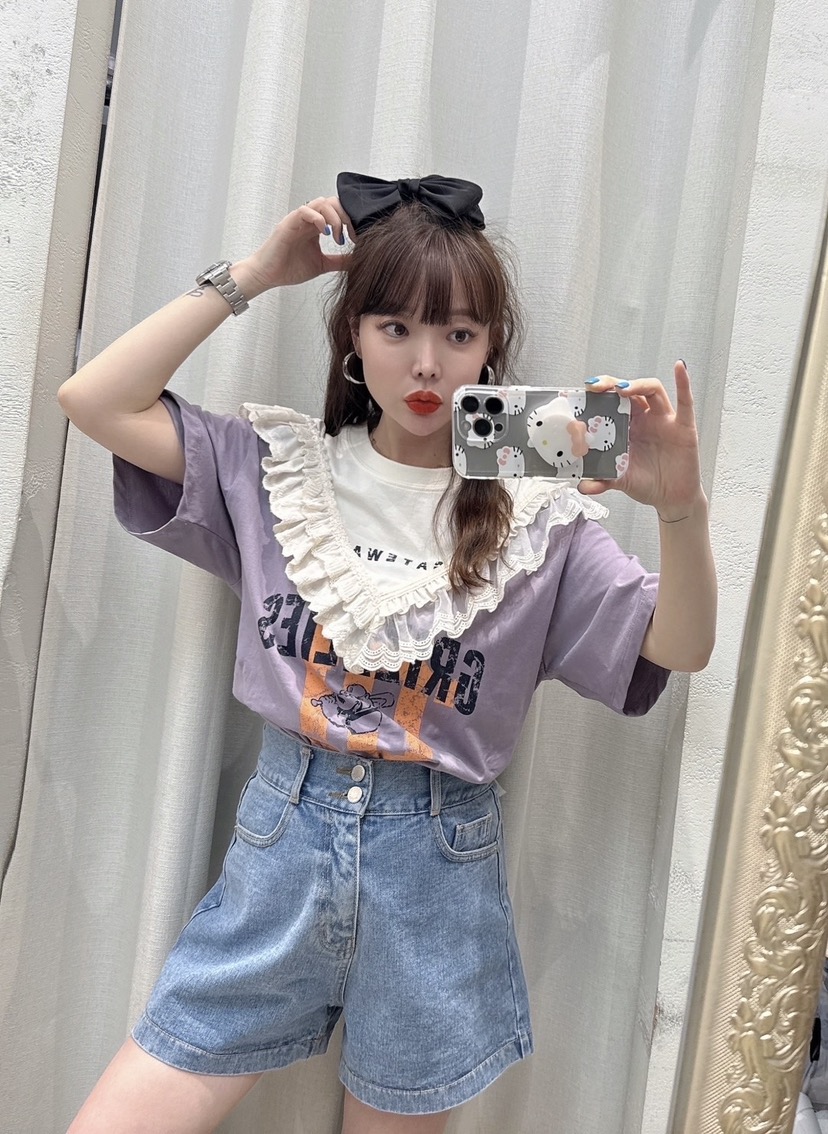 LOVABLE韓國㊣直郵東大門代購女裝新款休閑時尚人氣熱賣T恤LOVABLET恤