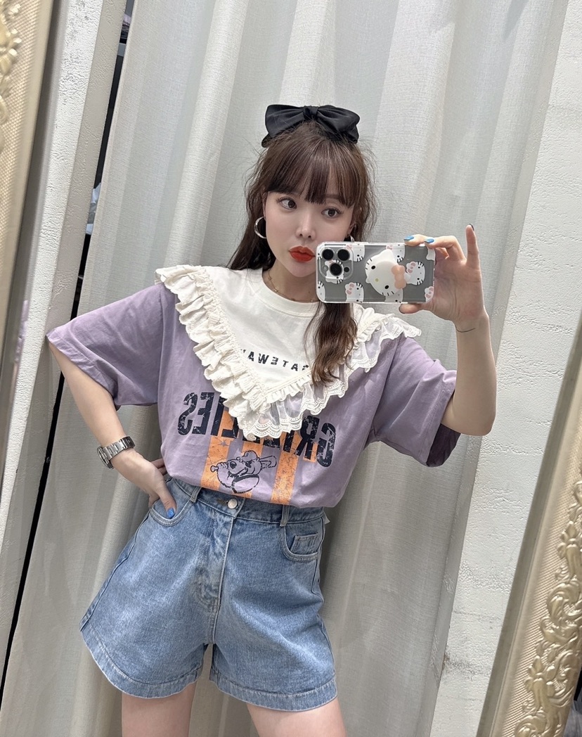 LOVABLE韓國㊣直郵東大門代購女裝新款休閑時尚人氣熱賣T恤LOVABLET恤
