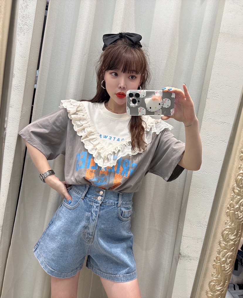 LOVABLE韓國㊣直郵東大門代購女裝新款休閑時尚人氣熱賣T恤LOVABLET恤