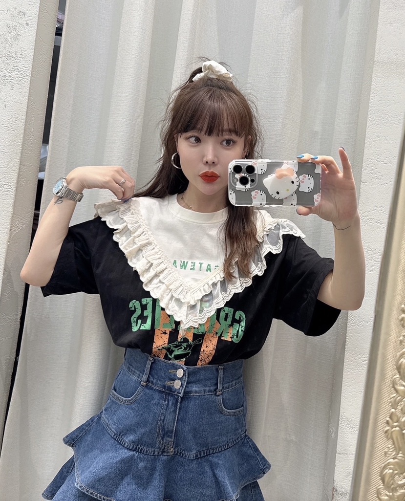 LOVABLE韓國㊣直郵東大門代購女裝新款休閑時尚人氣熱賣T恤LOVABLET恤