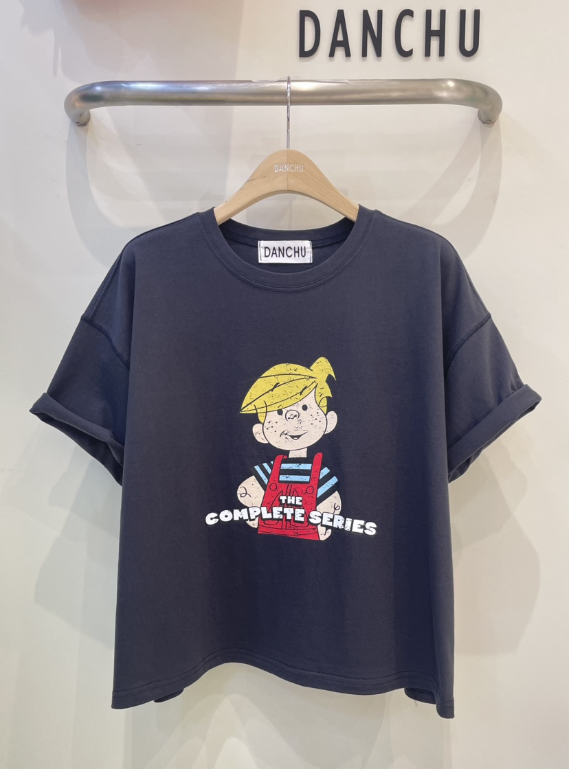 DANCHU韓國直郵㊣東大門實拍女裝新品25春夏時尚推薦熱賣T恤DANCHUT恤圖色3
